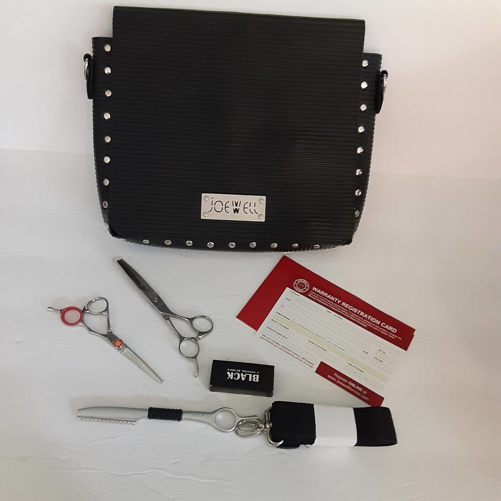 Jowell Professional Shear Set With Bag Shear Thinning Razor NOTE